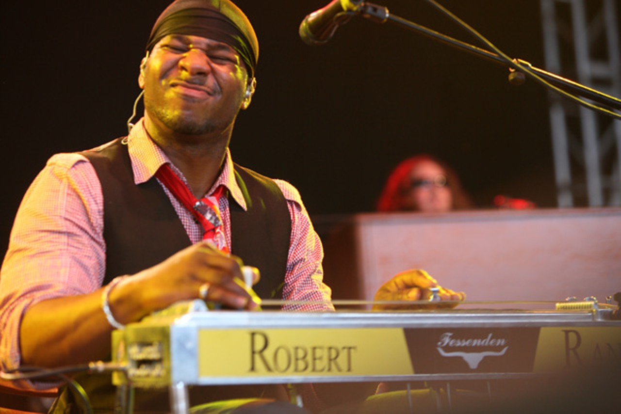 Robert Randolph's Revival on the That Tent Stage Sunday.