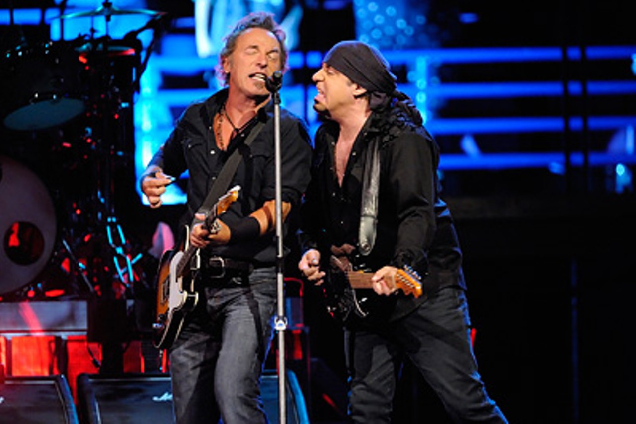 Bruce Springsteen and Steven Van Zandt.
Read a review of show.