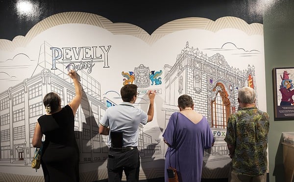Visitors try out Coloring STL  during a member preview.