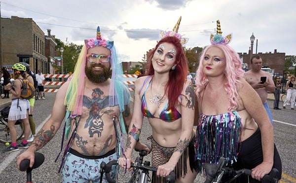 The World Naked Bike Ride takes over the Grove this Saturday.