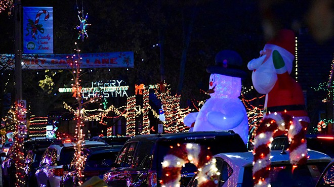 Candy Cane Lane lights up south St. Louis over the holiday season.