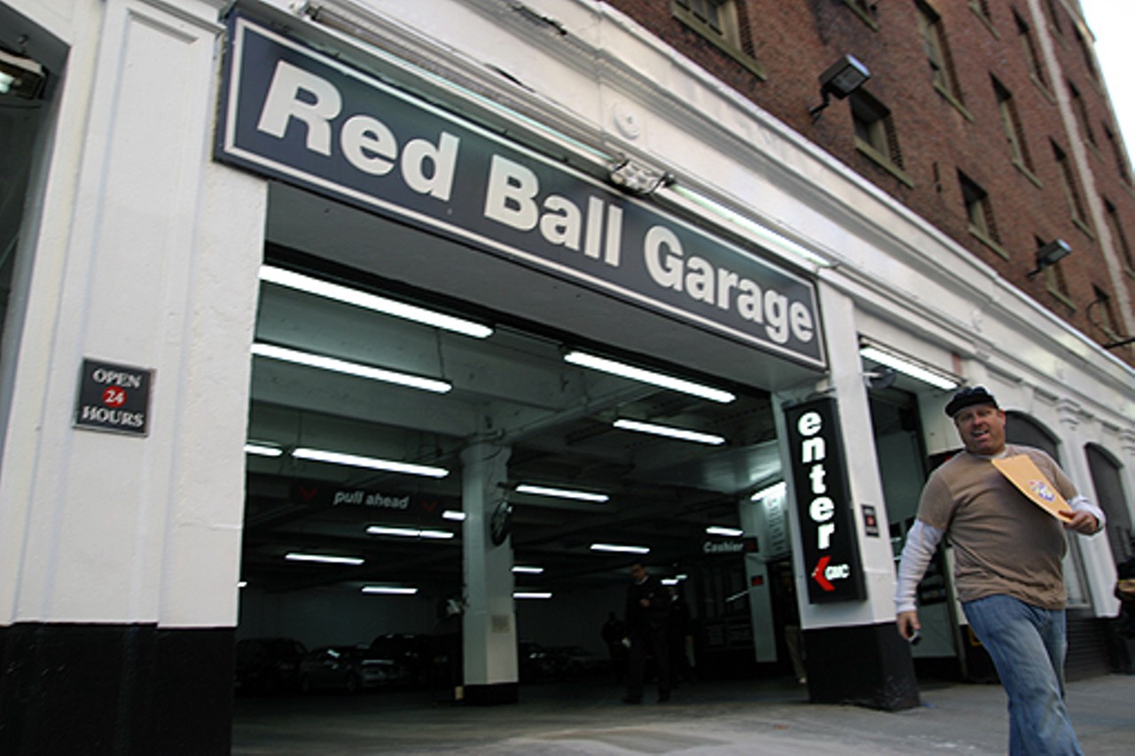Dean Engledow gets our time stamp from the famous Red Ball Garage in Manhattan.
