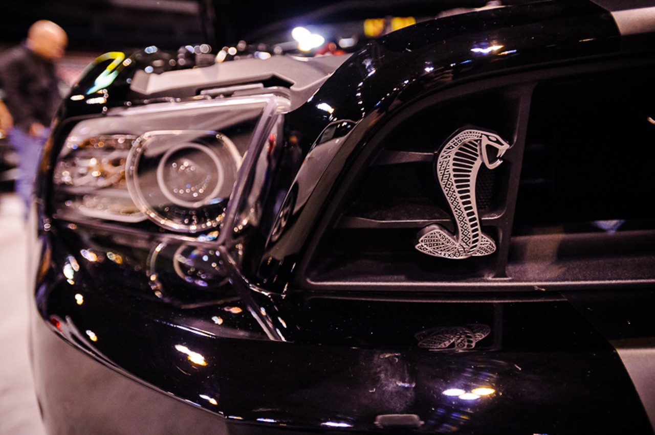 A Shelby cobra Mustang's badging is both iconic and awesome.