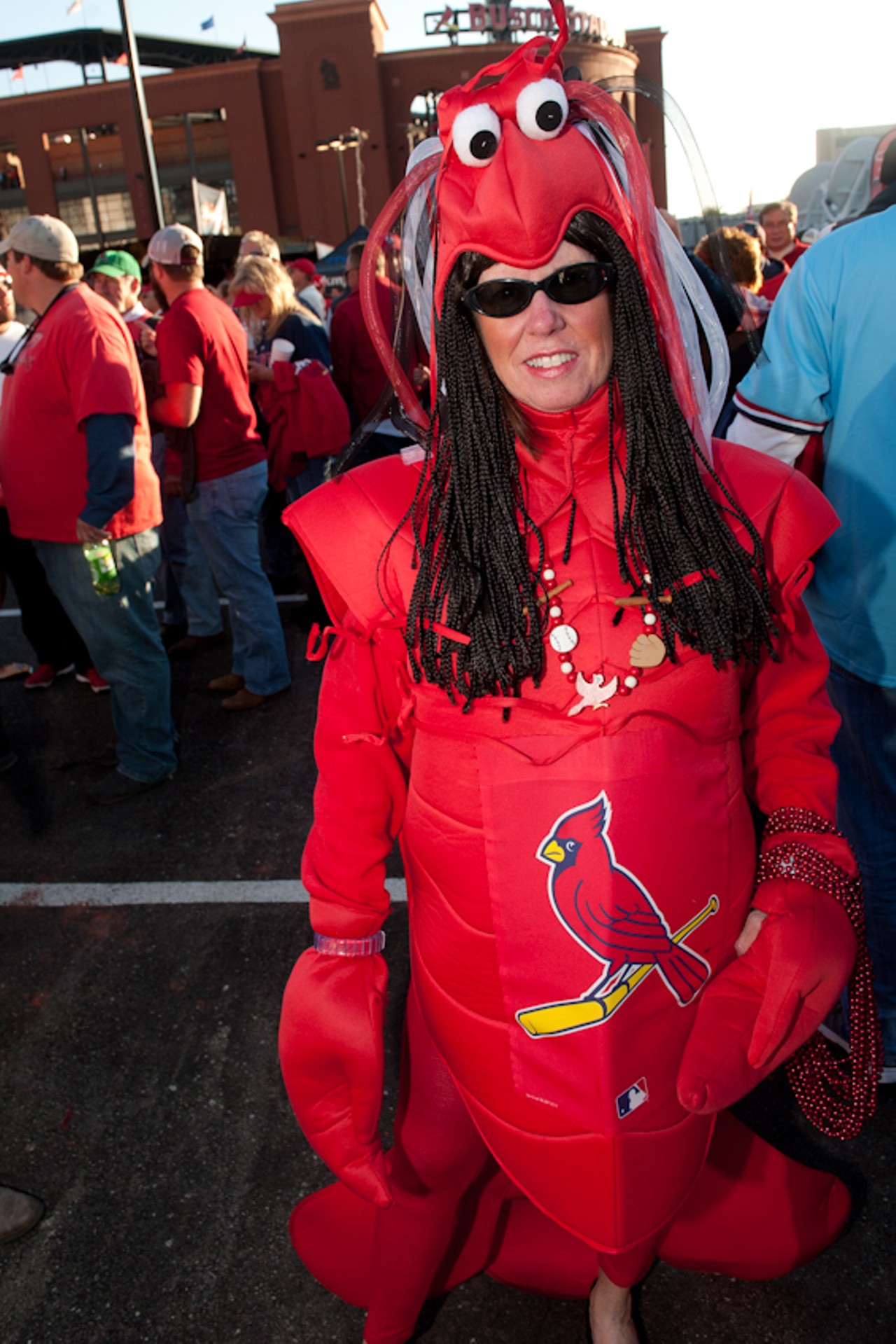 Cardinals Fans Show Off Their Halloween Spirit
