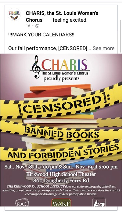 Censored: Banned Books and Forbidden Stories- a Concert