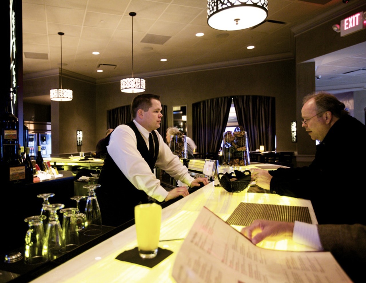 Charlie Gitto's offers a casual fine dining atmosphere.