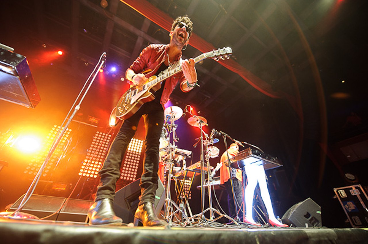 Chromeo performing at the Pageant in St. Louis on October 24, 2011.