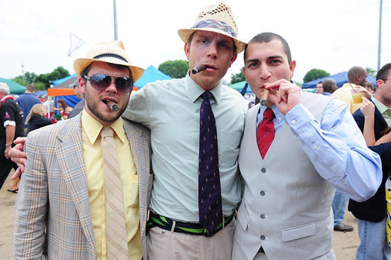 Bros enjoy the Kentucky Derby.