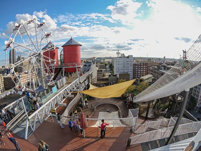Party on the roof of the City Museum? Don't mind if we do.