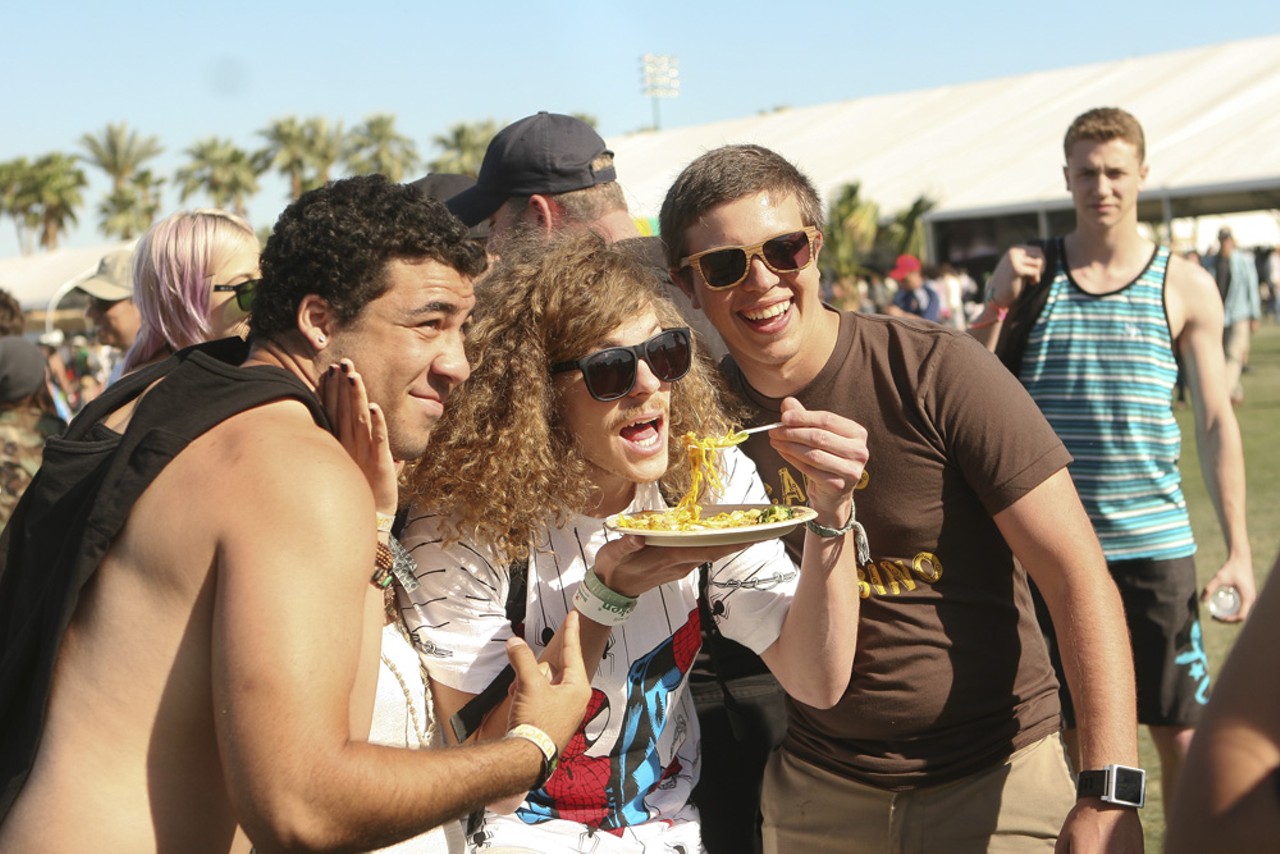 Blake Anderson of Comedy Central's Workaholics (center)