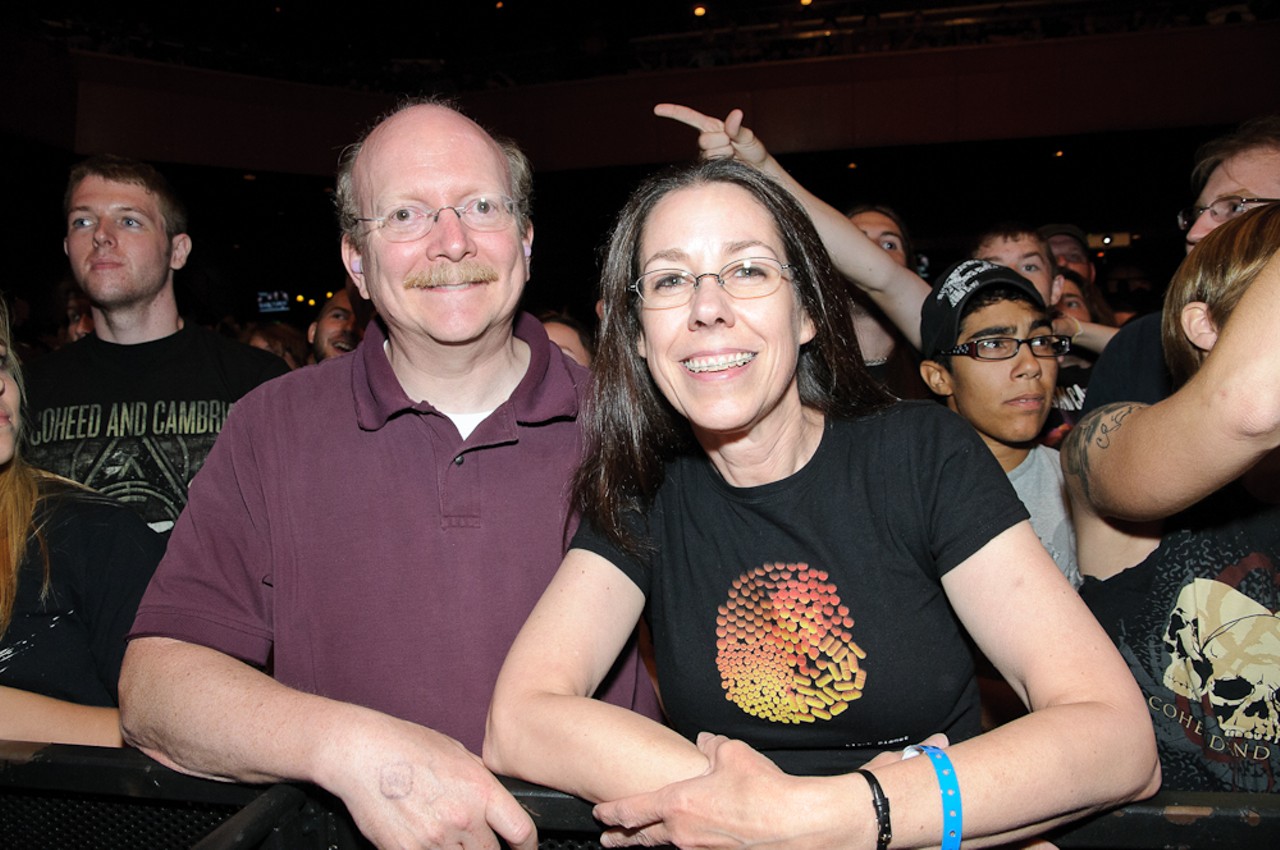 Dave and Joy Parish from Kansas City were in attendance to see Porcupine Tree - and had seen them 9 times since September of last year.
