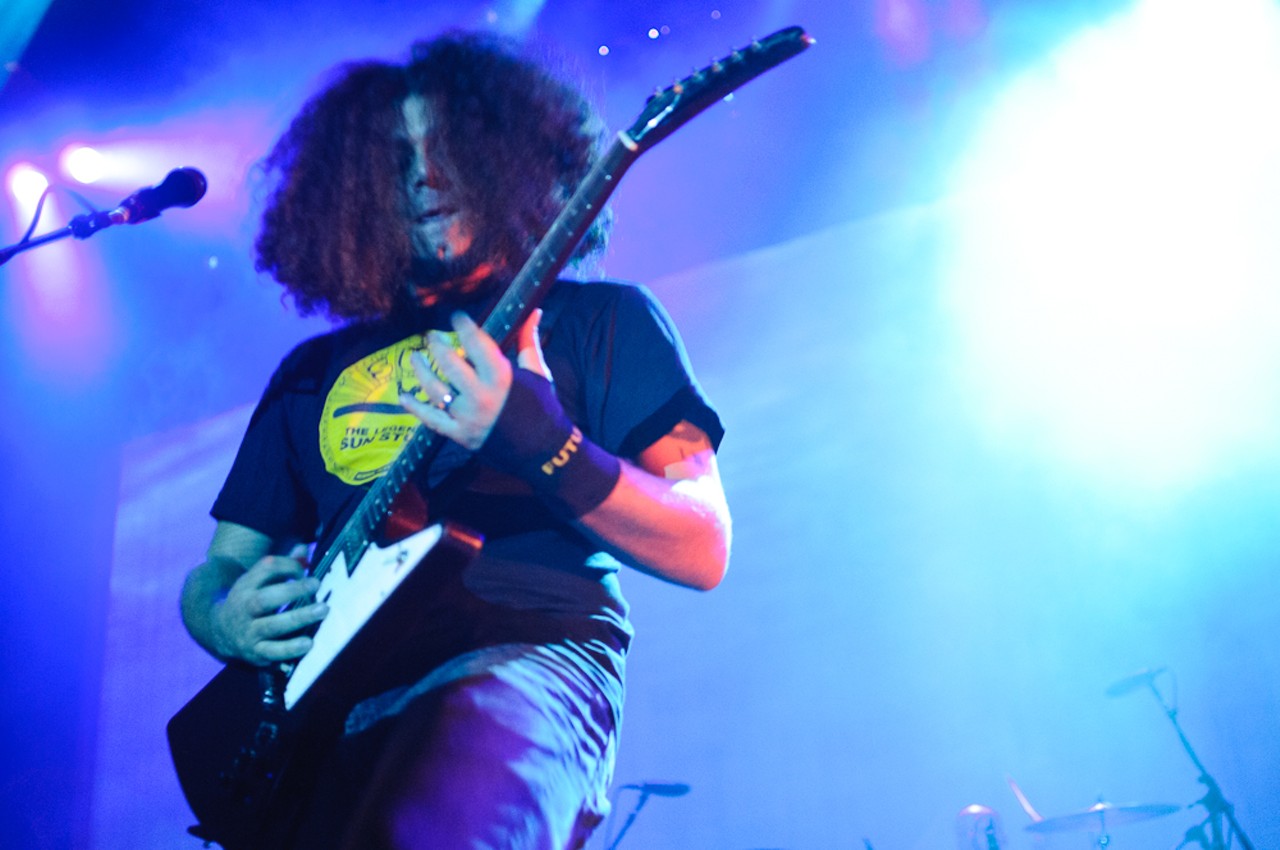 Coheed and Cambria performing at the Pageant.