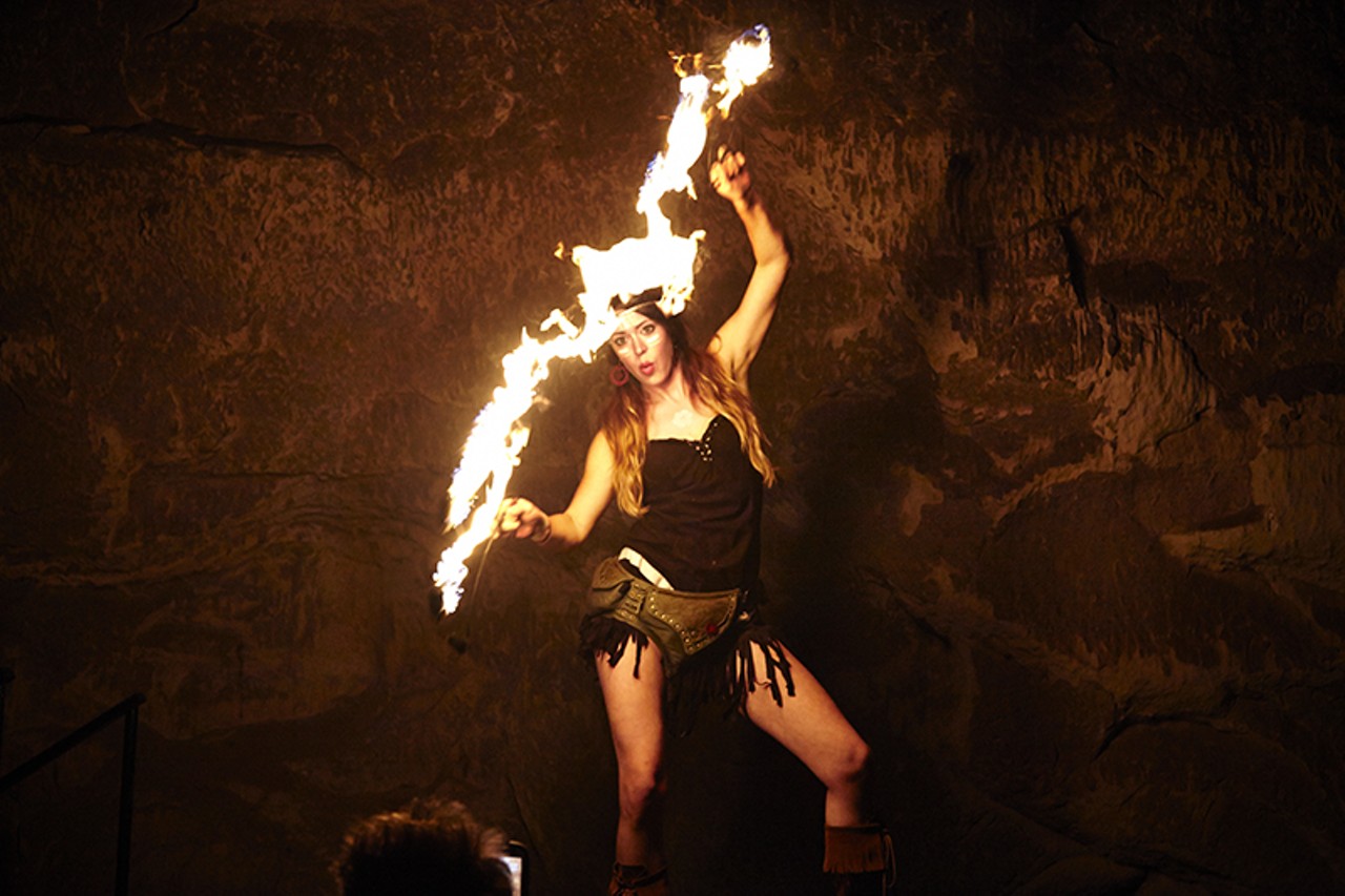 Costumes, EDM and Fire at Crystal City Underground
