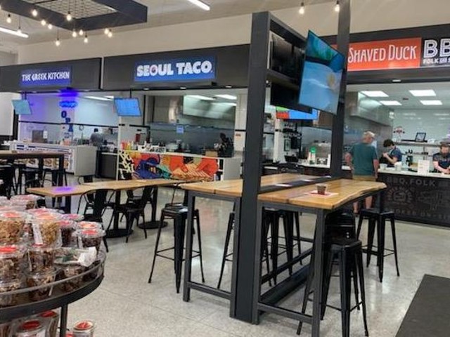 The Kirkwood Schnucks already added a food court with local restaurants in September 2021.