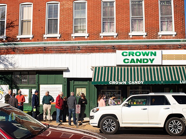 Folks line up around the block for a taste of bacon, ice cream and nostalgia at Crown Candy Kitchen.