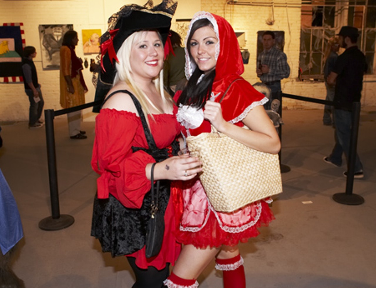 Red Riding Hood and her girlfriend.