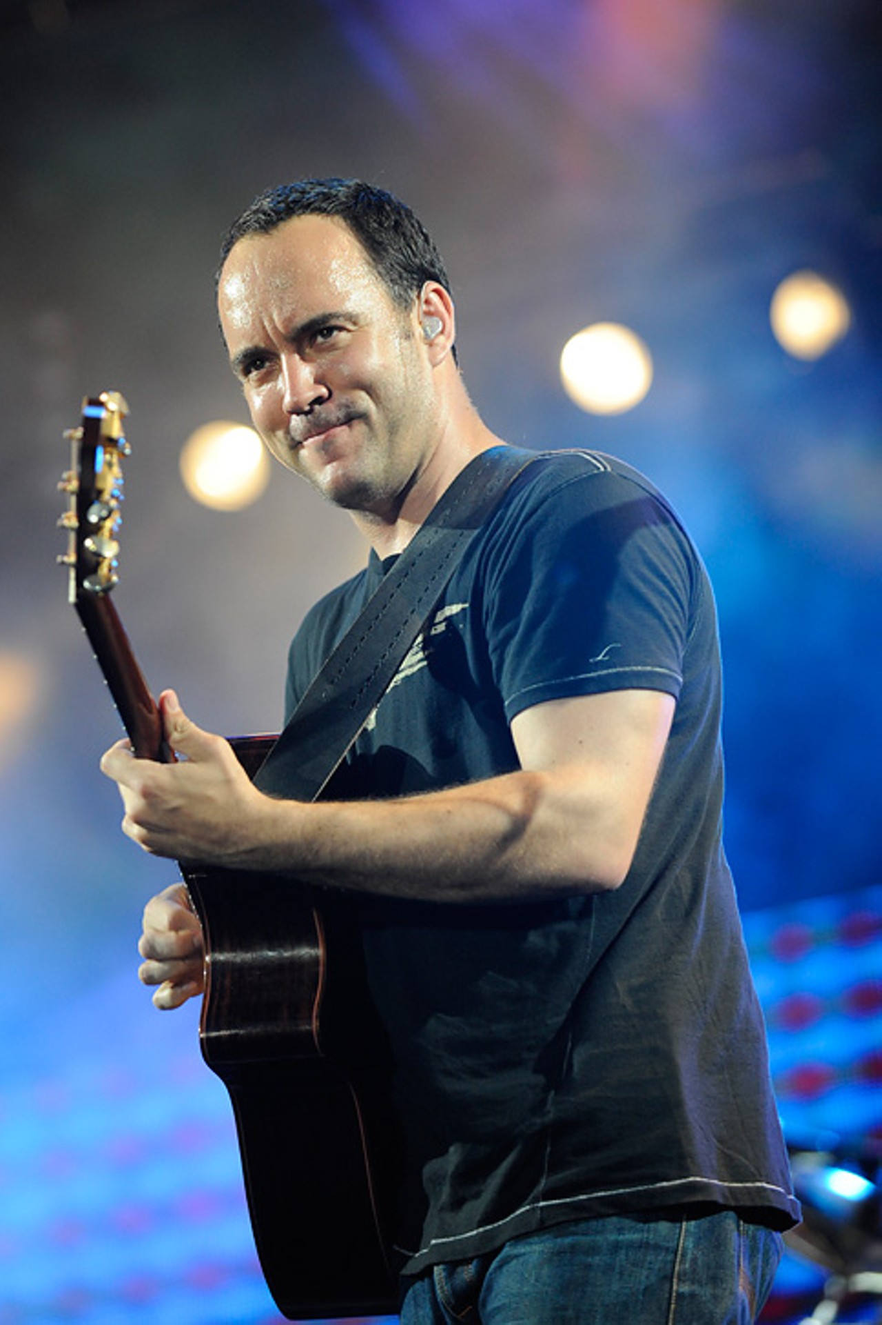 Dave Matthews performed with obvious gusto and energy, delivering fan-favorite "Crash" early on in the set.