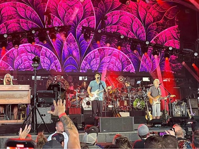 Dead & Co on stage at the Hollywood Casino Amphitheatre.