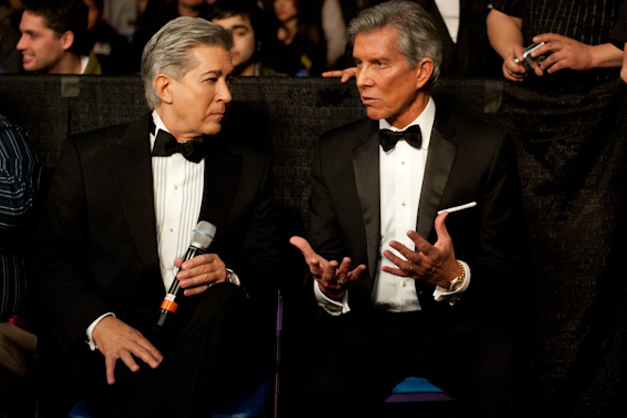 Michael Buffer was on hand to make sure everyone was "ready to rumble."