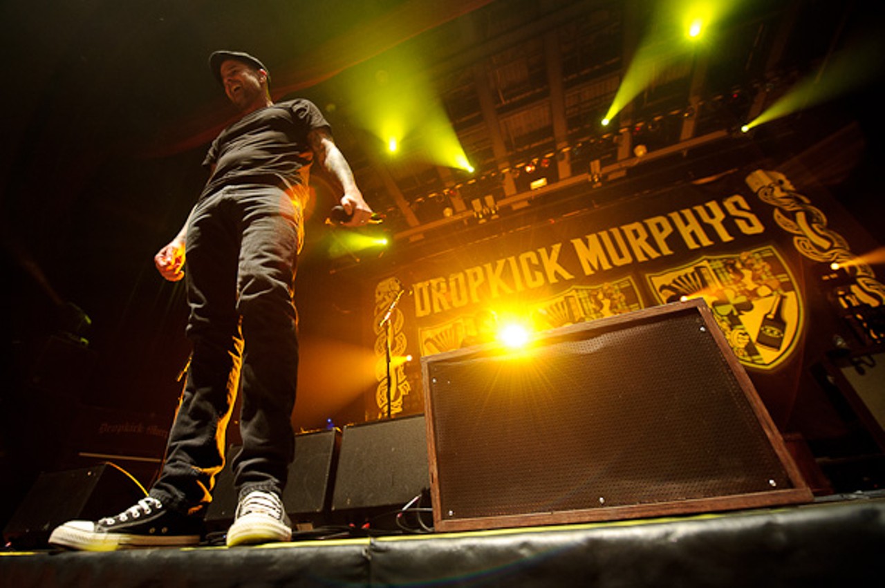 Dropkick Murphys performing at the Pageant.