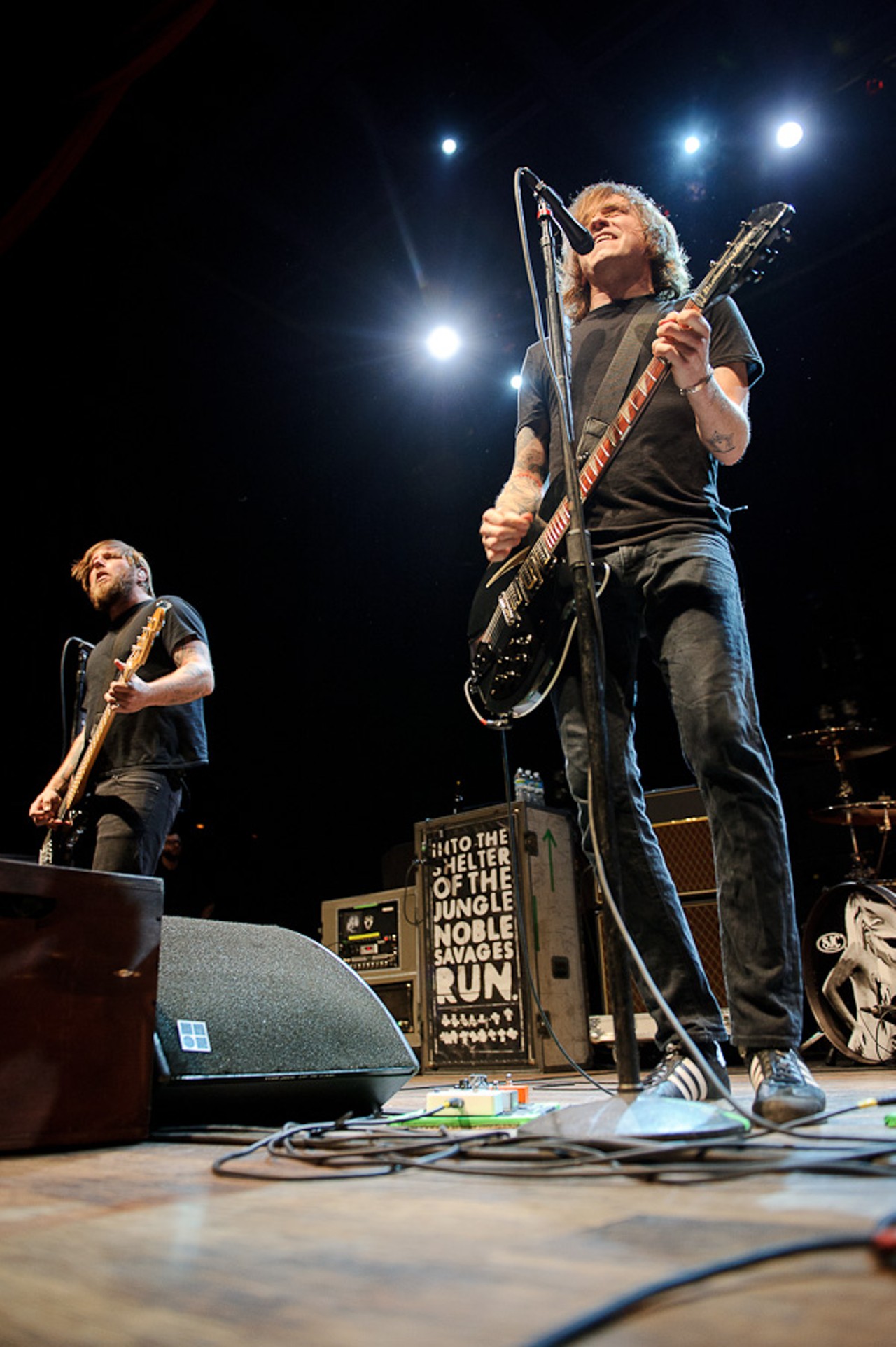 Against Me performing at the Pageant.