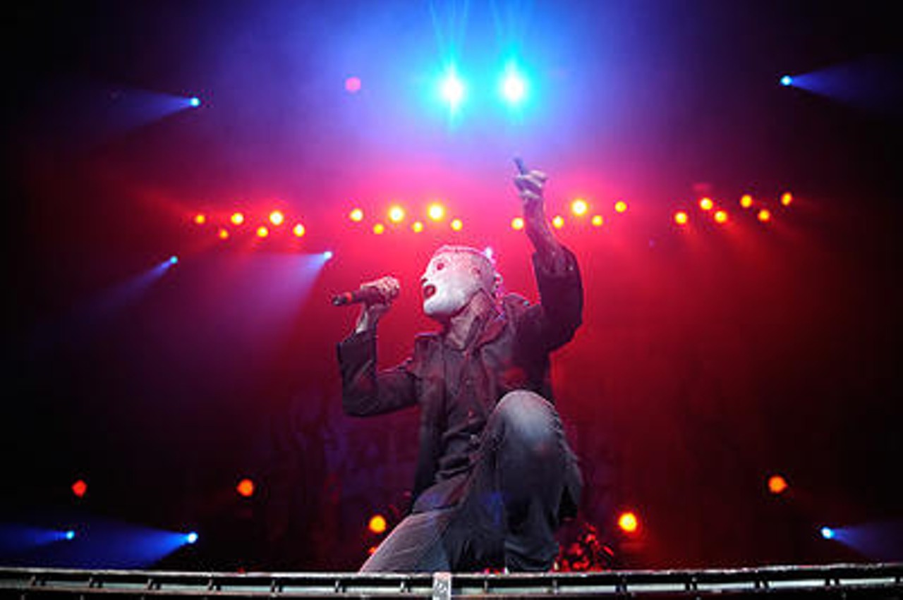Almost ten years after its major-label debut, Slipknot's fans are as dedicated, if a little older, than ever. This is from the metal band's show on May 6 at the Scottrade Center. More photos.