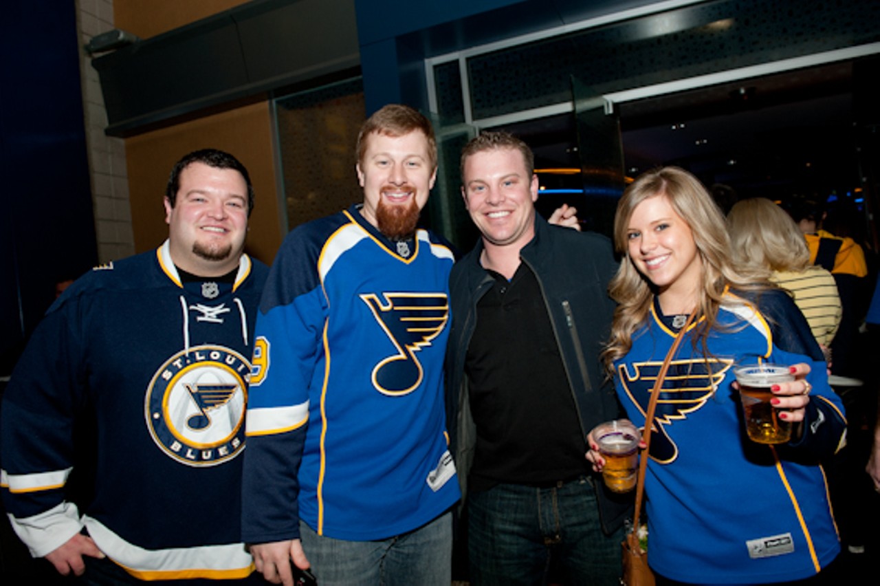 Fans of the Blues Home Opener