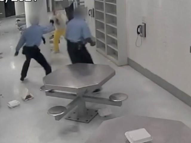 Screengrab of jail surveillance video released by Arch City Defenders.