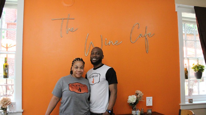 The Wine Cafe is run by husband and wife duo Terrence and Tiara Curry.