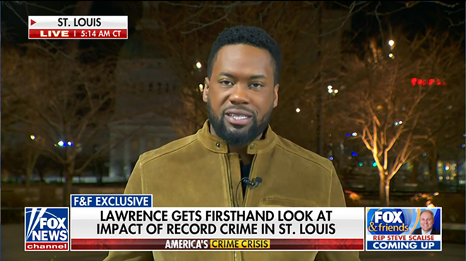 Fox & Friends host Lawrence Jones came to St. Louis to broadcast an inaccurate story inflating St. Louis crime.