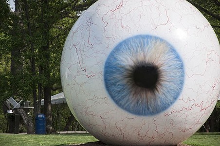 Laumeier Sculpture ParkLet the giant eyeball stare into your soul and then head to that wooden deck near the abandoned pool in the woods. So cool.