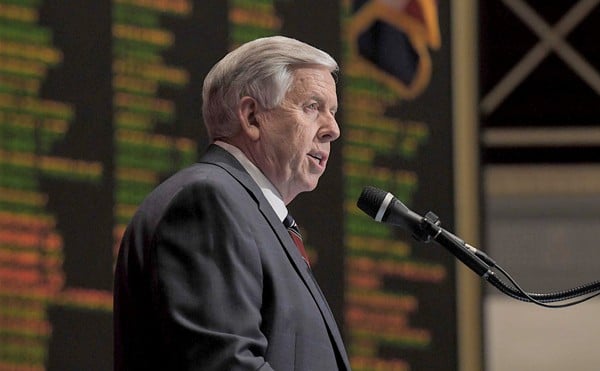 Missouri Governor Mike Parson met with St. Louis prosecutors this morning.