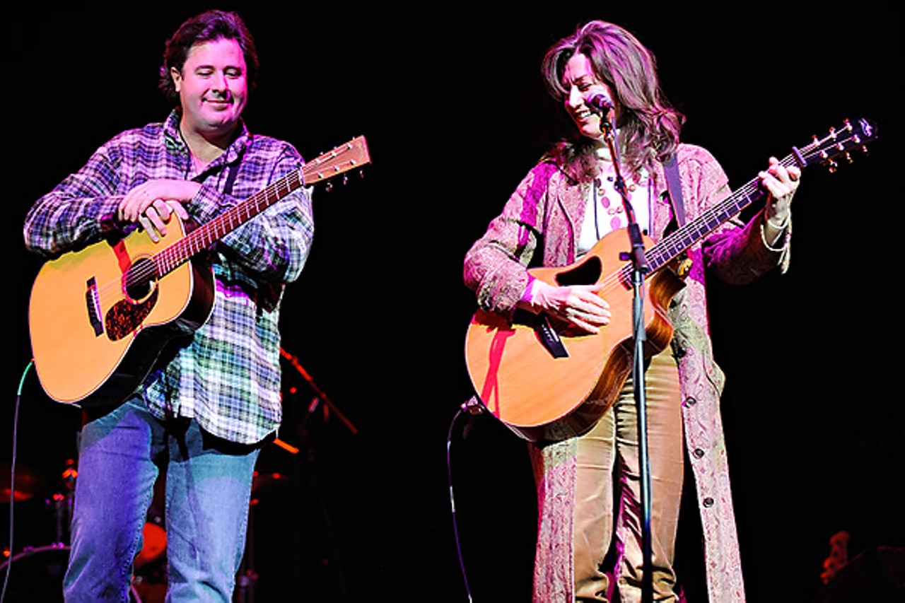 Vince Gill and Amy Grant.Read the concert review in A to Z, the RFT music blog.