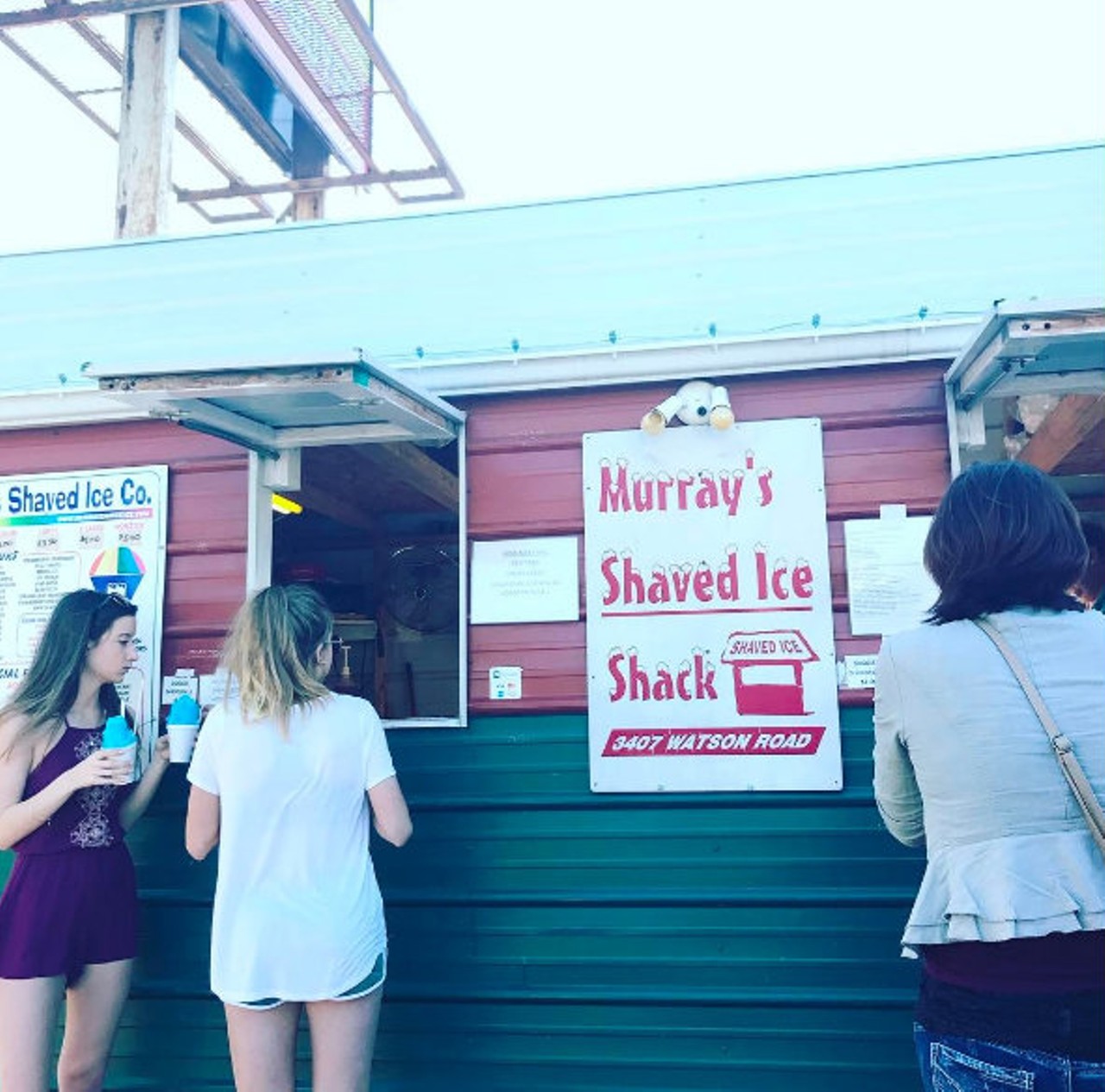 Be prepared to have some tough decisions to make at Murray&#146;s Shaved Ice: here, you&#146;ll have over 100 flavors to try. Murray&#146;s Shaved Ice is open seven days a week, giving you plenty of opportunity to indulge. Photo courtesy of Instagram / jenkubiszewski.