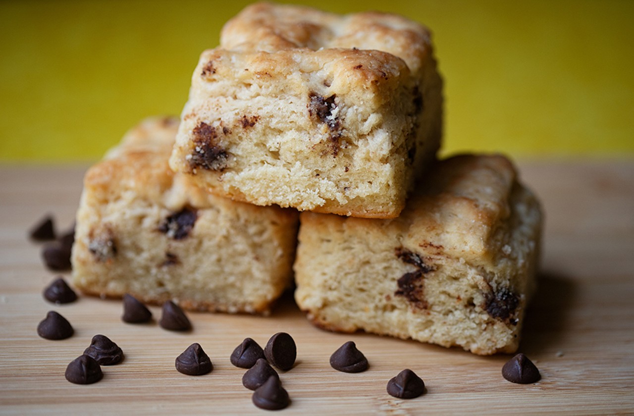Chocolate chip biscuits.