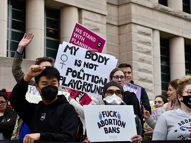 After Politico leaked a draft majority opinion from the U.S. Supreme Court that full-throatedly overturned the constitutional right to an abortion, St. Louisans gathered in protest.