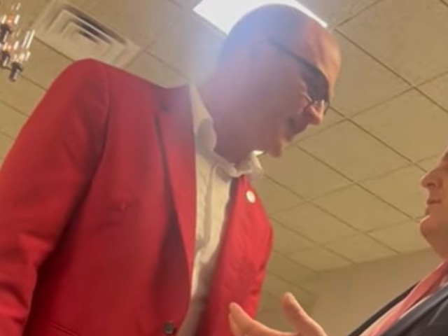 Missouri Senator Denny Hoskins (R-Warrensburg) appeared visibly displeased with Secretary of State Jay Ashcroft in two videos captured Friday.