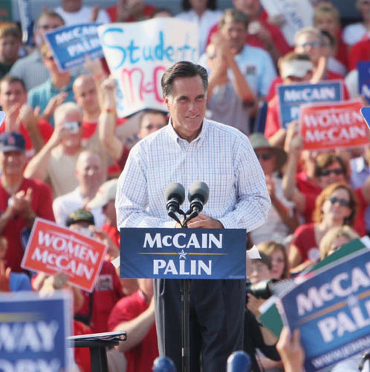 Former Massachusetts Governor Mitt Romney explains why to punch the McCain-Palin ticket.