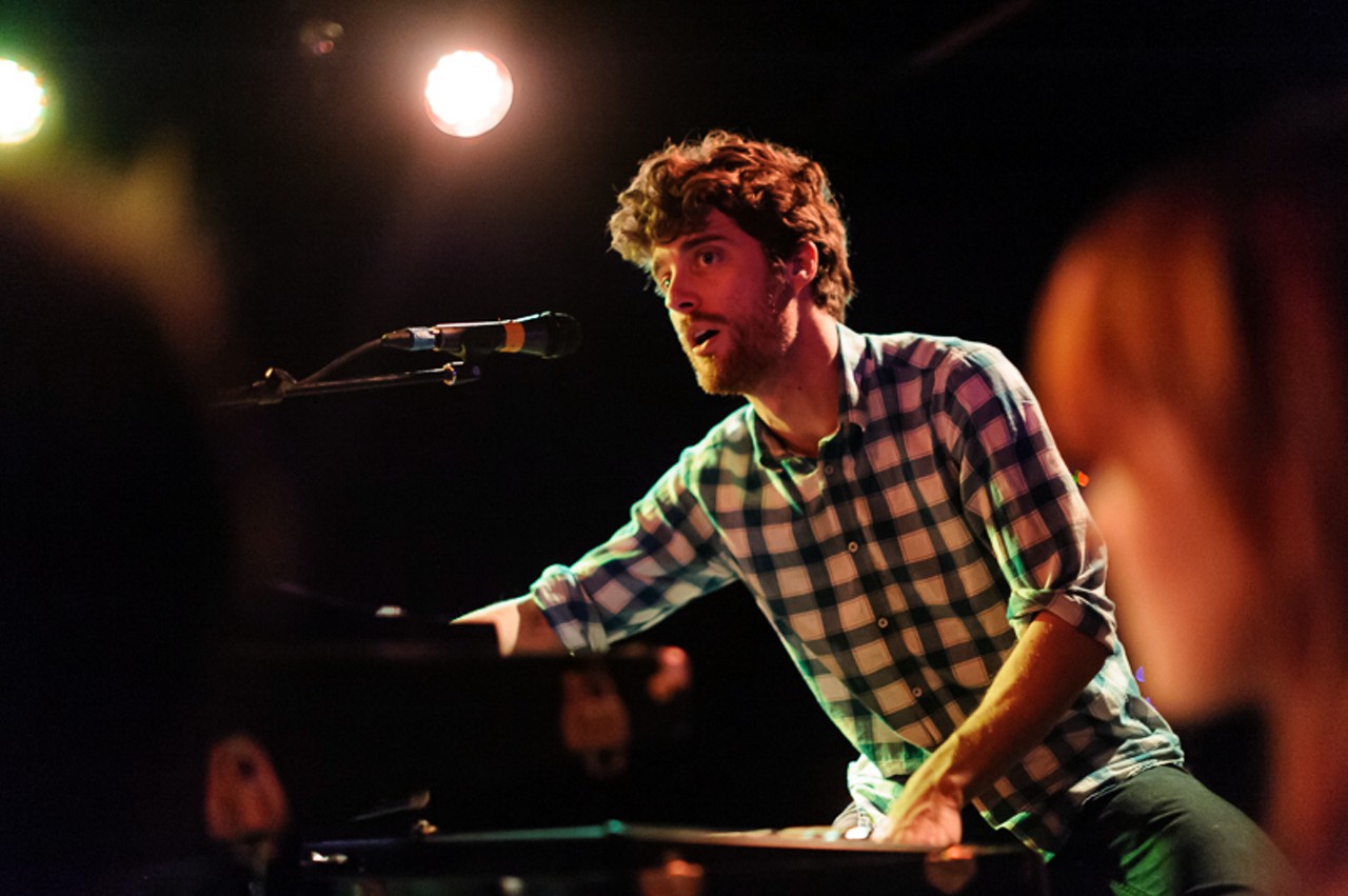 Ben Thornewill of Jukebox the Ghost, performing at The Firebird in St. Louis.