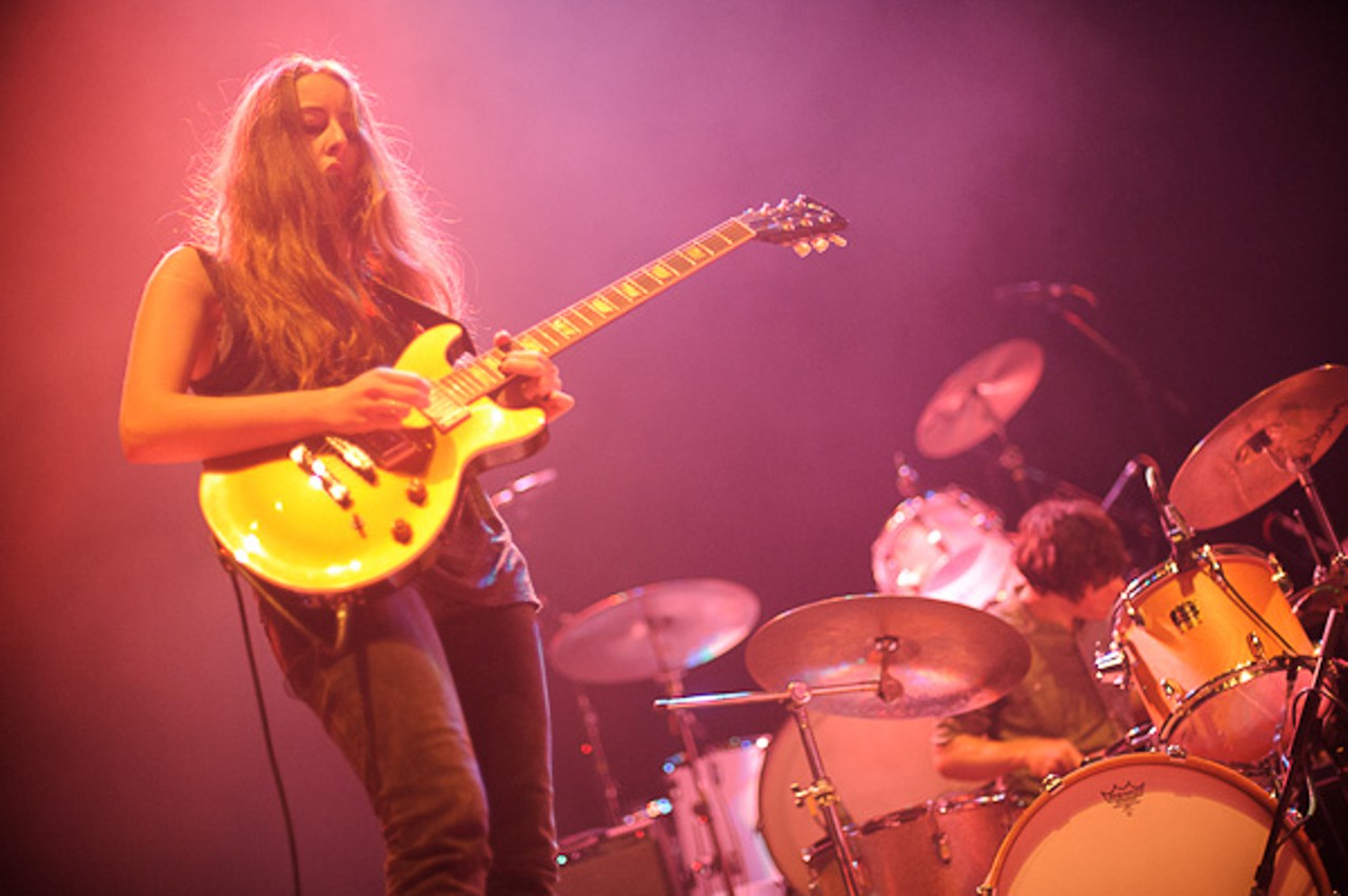 Los Angeles-based Haim performs on April 26, 2010 at the Pageant.