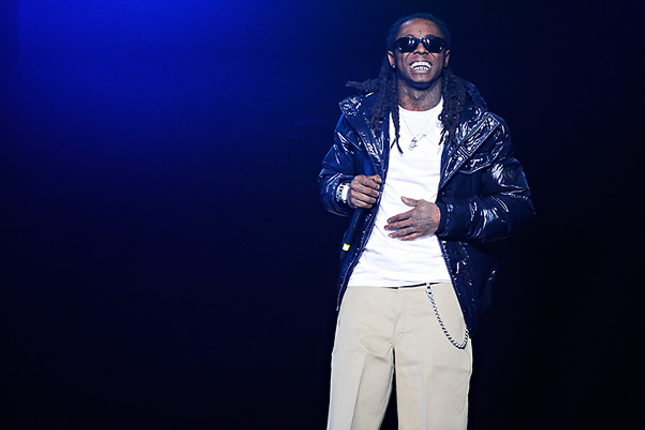 Lil Wayne on January 8 at the Chaifetz Arena.