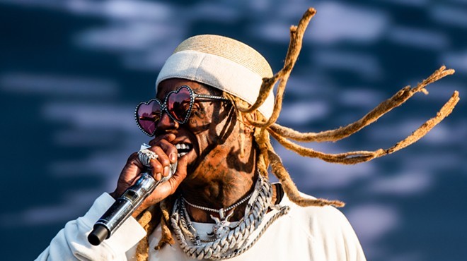 Lil' Wayne performs at Lollapalooza in Chicago.