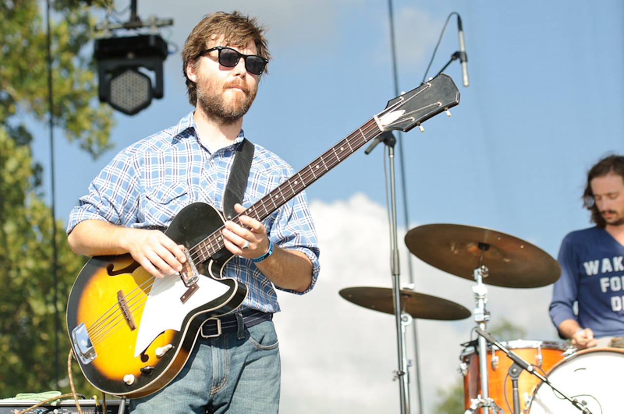 Fruit Bats performing at LouFest.