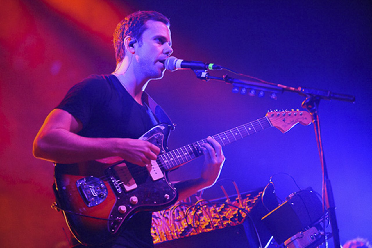 M83 performing at the Pageant