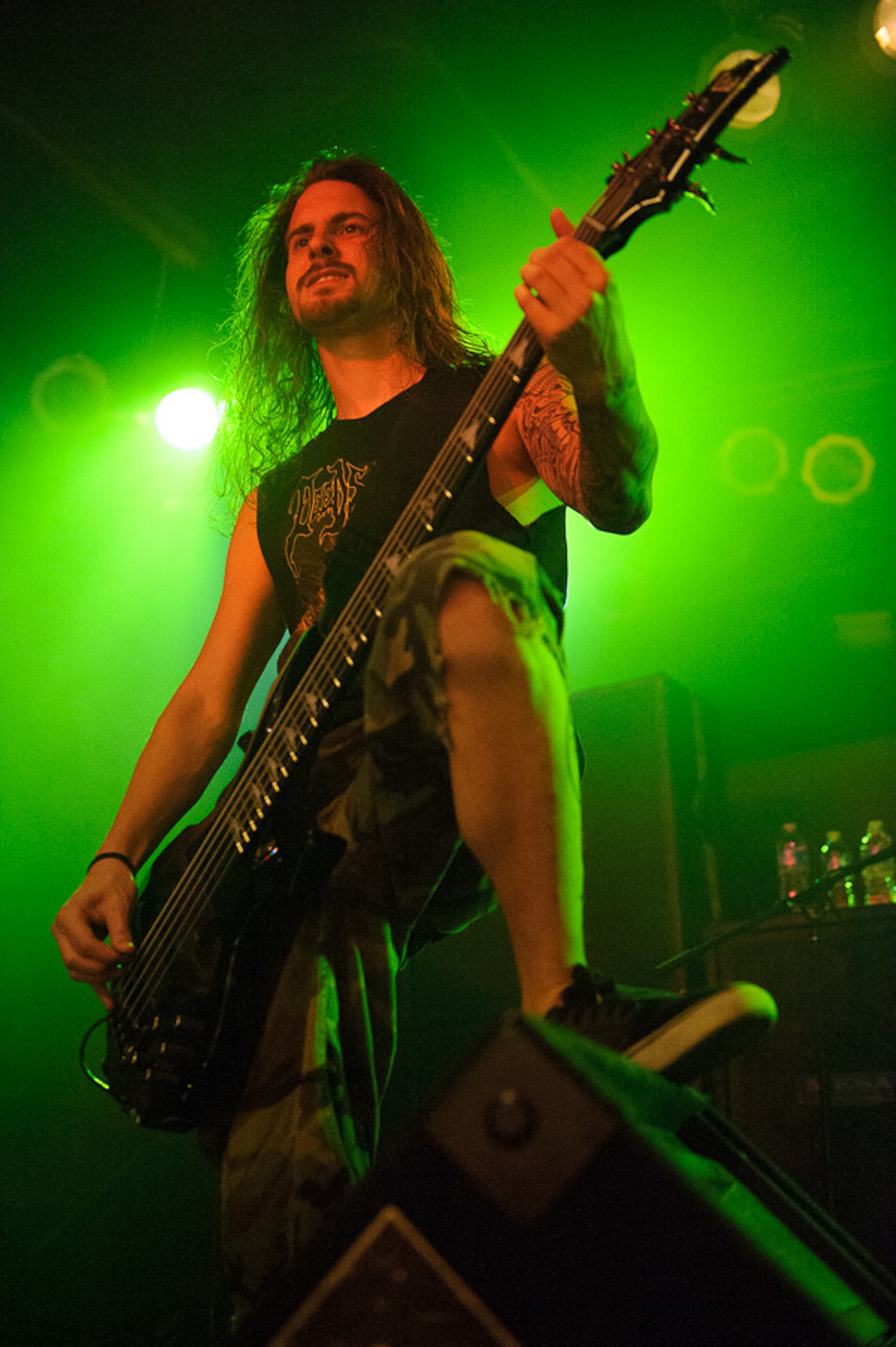 Suicide Silence performing in support of Machine Head at Pop's on January 17, 2012.