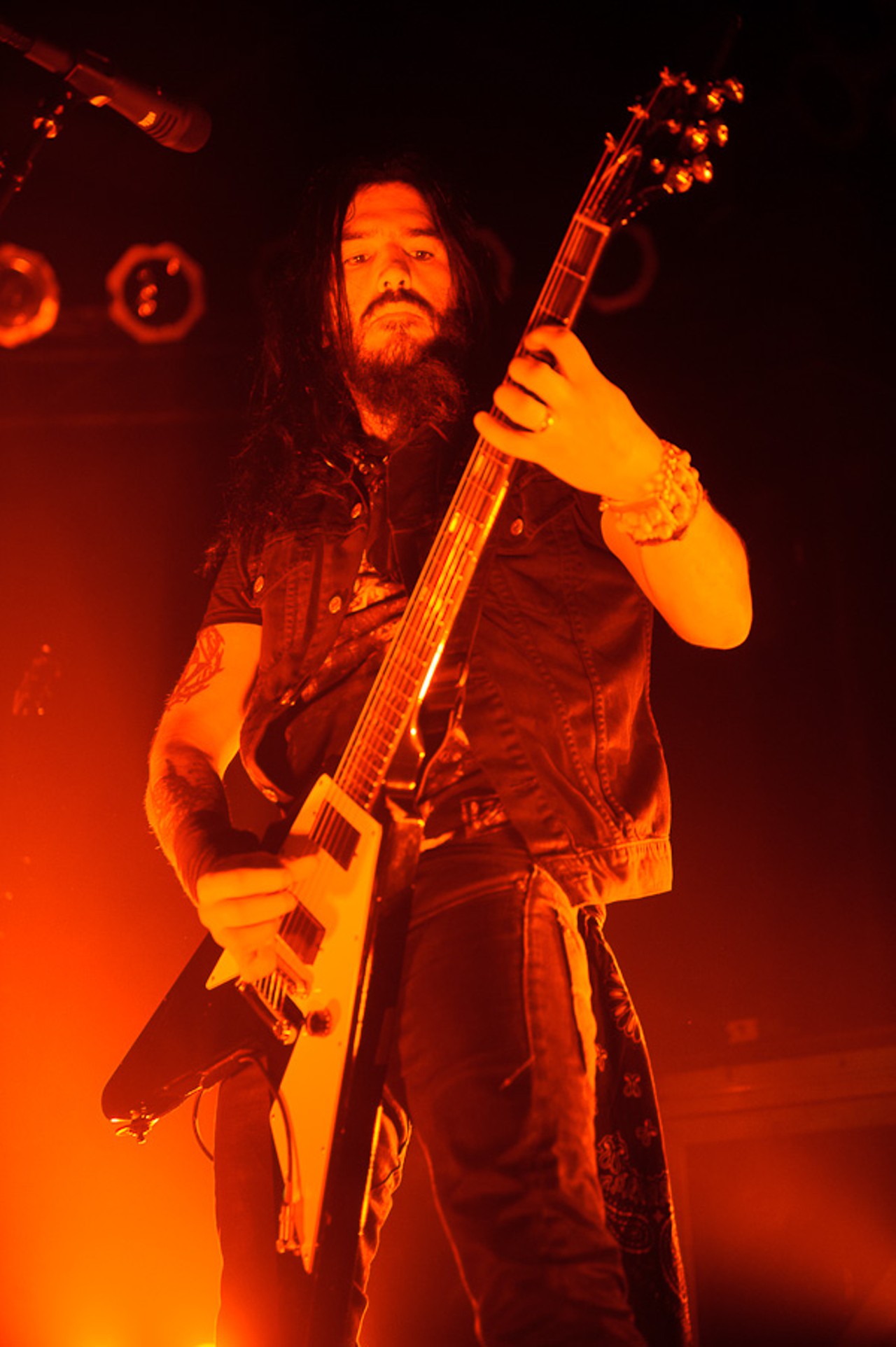 Machine Head performing at Pop's in Sauget, Illinois, on January 17, 2012.