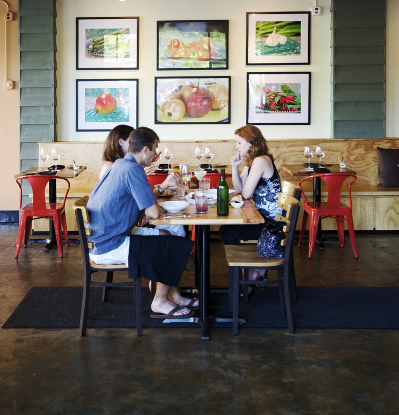The early dinner guests at Mad Tomato this past Saturday.