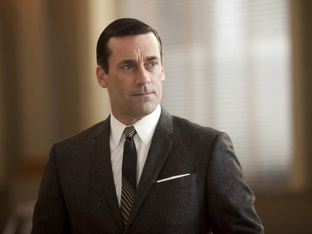 When Jon Hamm joined the broadcasting booth in the second period of the Blues game, the blues scored 4 goals.