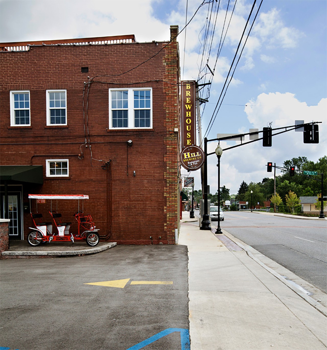 The Hill Brewing Company in downtown Ferguson, MO.