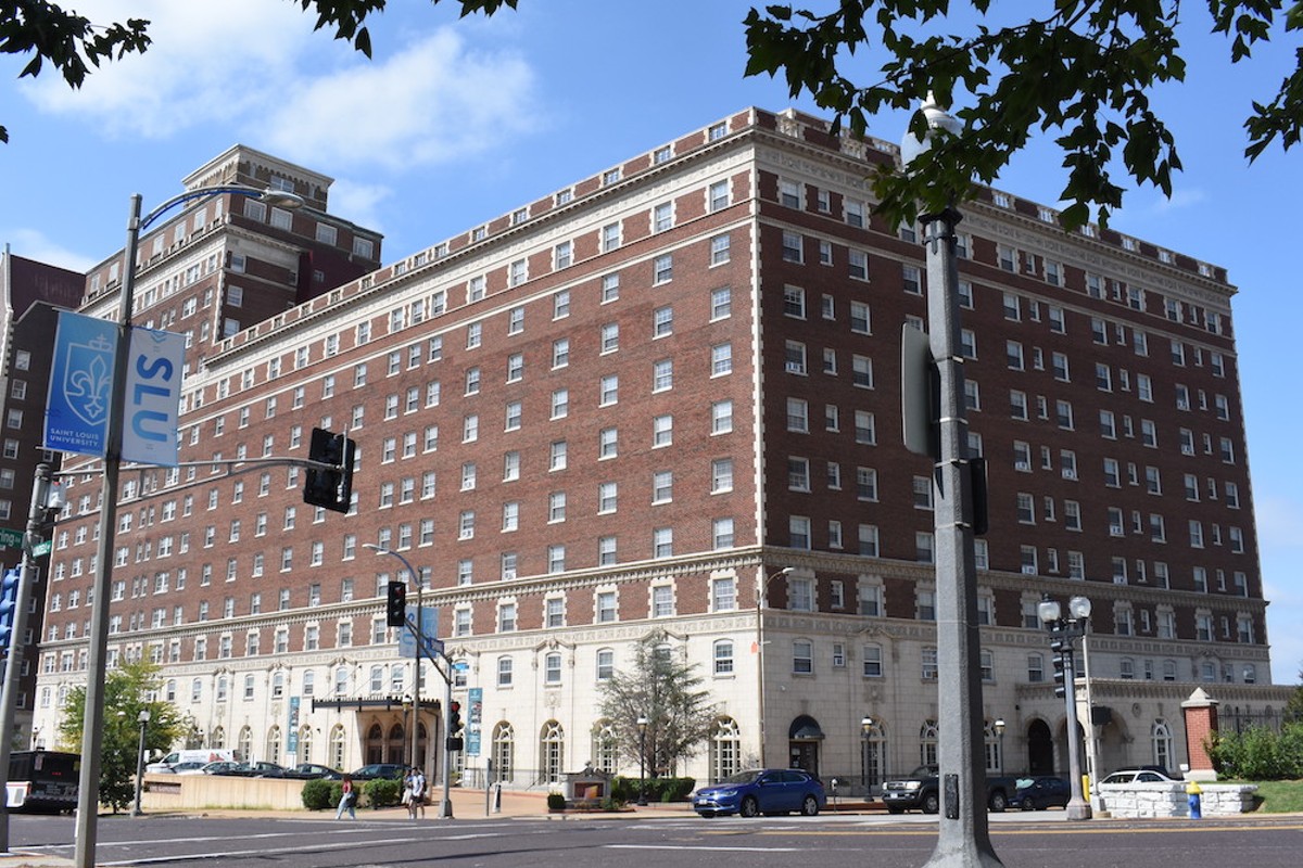 The Coronado Place and Towers sits just a few feet away from Saint Louis University's campus.